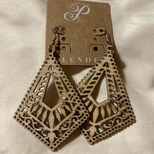 Plunder Design wooden earrings